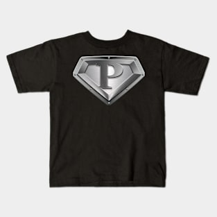 Super Sleek Style P Symbol Kids T-Shirt